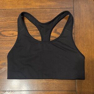 Black Racerback Sports Bra. Old Navy Active. Size Medium